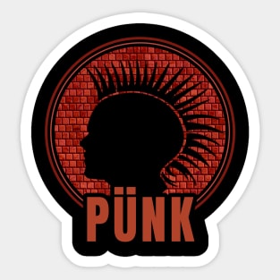 Style punk Sticker